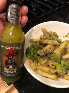 Broccoli Pine Nut Pesto Pasta